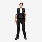 FHB Damenhose 700555 EDELGARD Röhren-Zunfthose Damenzunfthose schwarz Zwirn-Doppel-Pilot