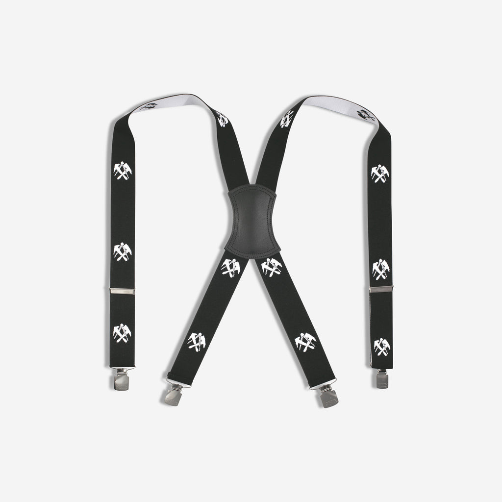 Rückansicht FHB Hosenträger EDUARD mit Echtlederrückenkreuz