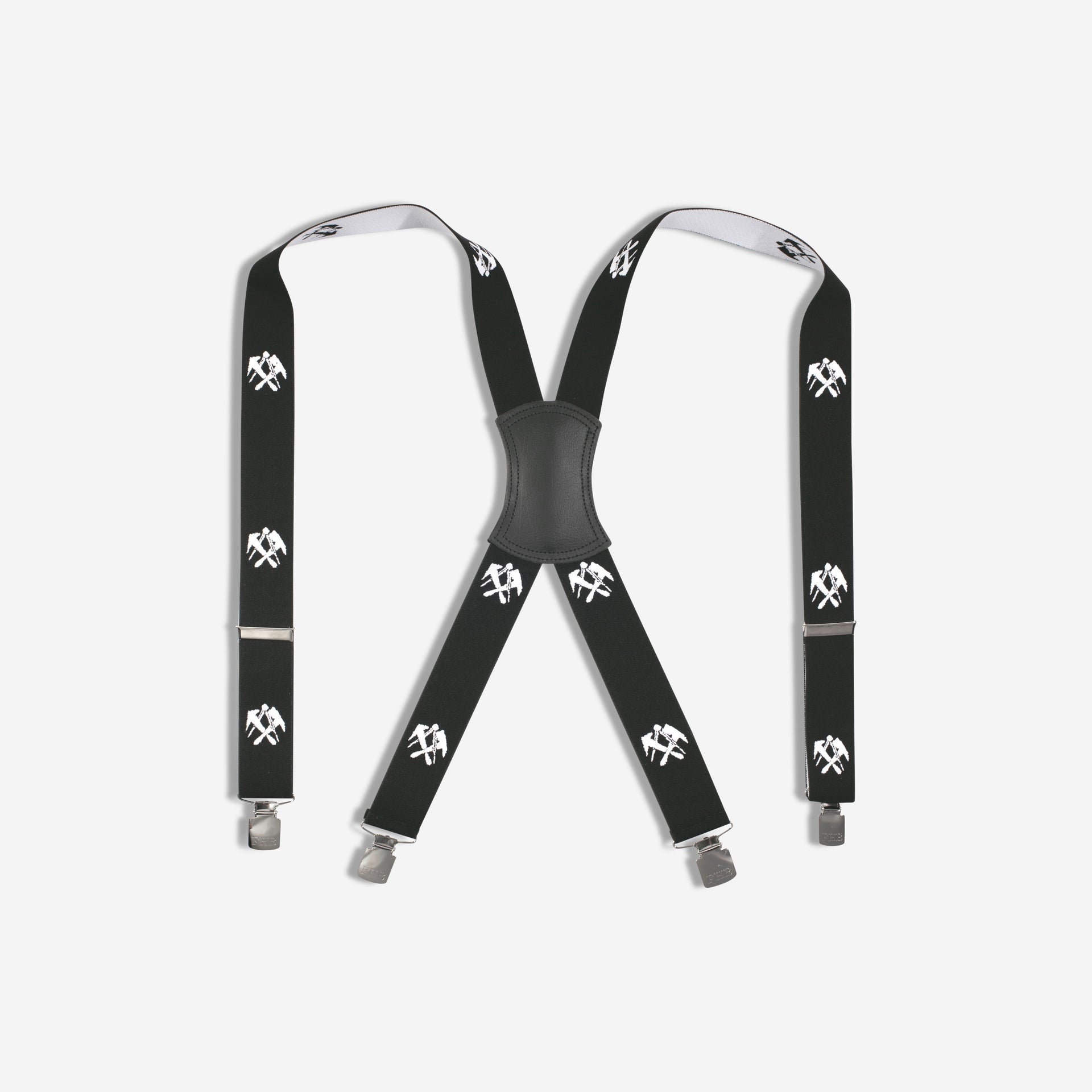 Rückansicht FHB Hosenträger EDUARD mit Echtlederrückenkreuz