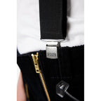Detailansicht Stahlclip der FHB Hosenträger SÖNKE in alt-silber