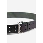FHB Koppel Doppeldorn 85001 Carsten Gürtel 40mm Hosengürtel schwarz Ledergürtel