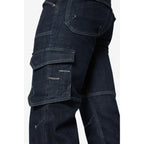 FHB Stretch Arbeitsjeans WILHELM 22659 schwarzblau Jeans Berufshose