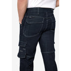 FHB Stretch Arbeitsjeans WILHELM 22659 schwarzblau Jeans Berufshose