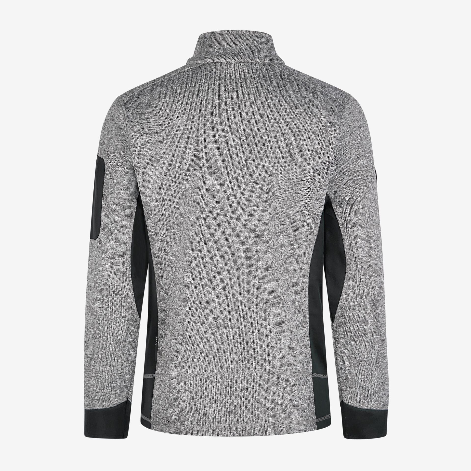 Rückansicht FHB Strick-Fleece-Jacke CHRISTOPH in modischer Passform