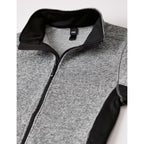 Detailaufnahme YKK-Reißverschluss der FHB Strick-Fleece-Jacke