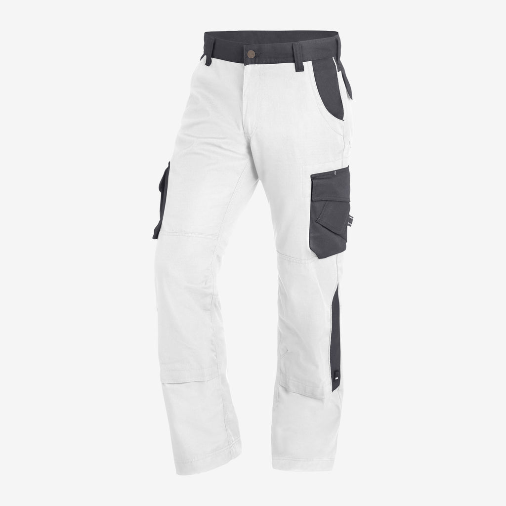 FHB Twill Arbeitshose BRUNO 130430 weiß-anthrazit Berufshose Malerhose