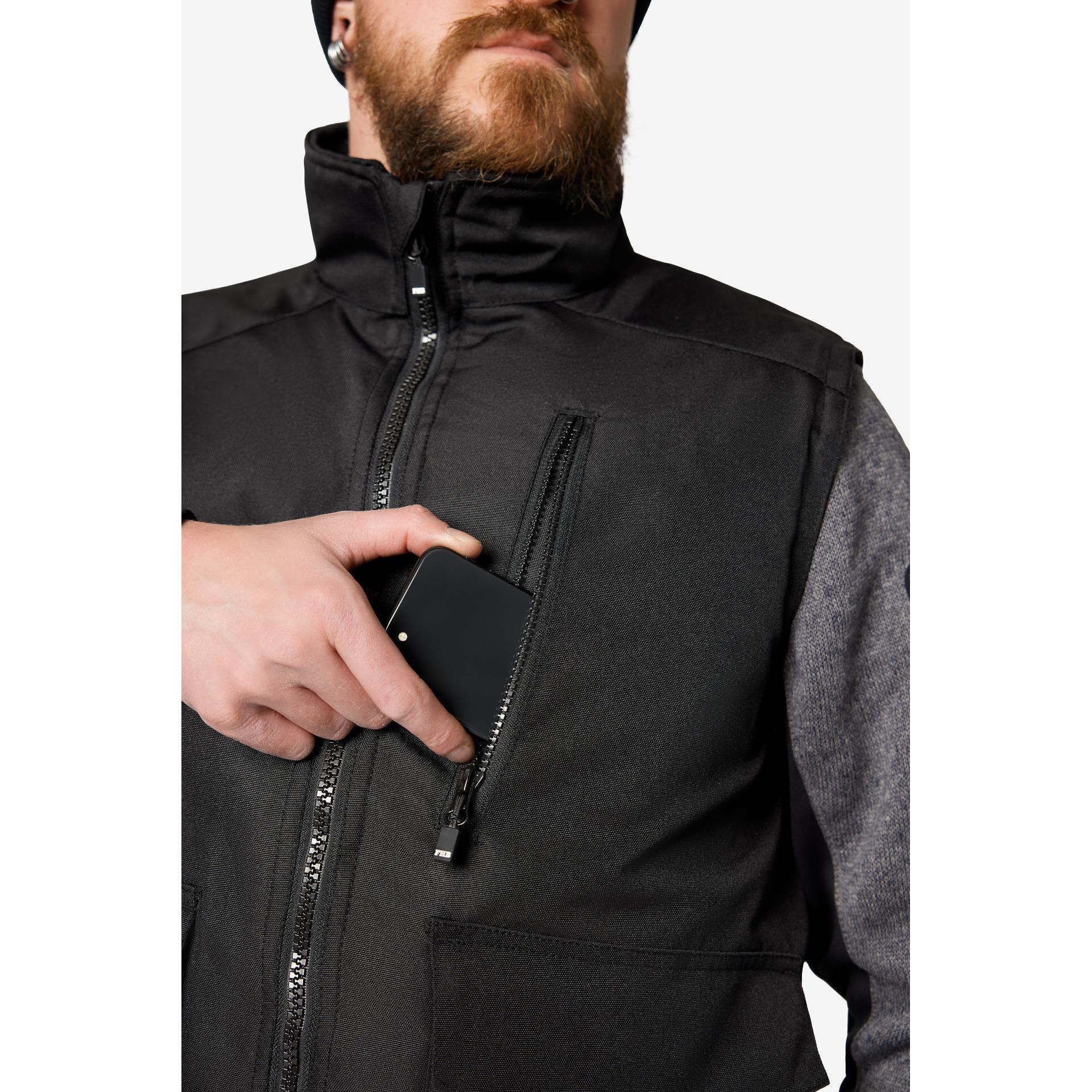 FHB Winterweste 75024 GUIDO schwarz Herren Berufsweste Weste robust u. warm