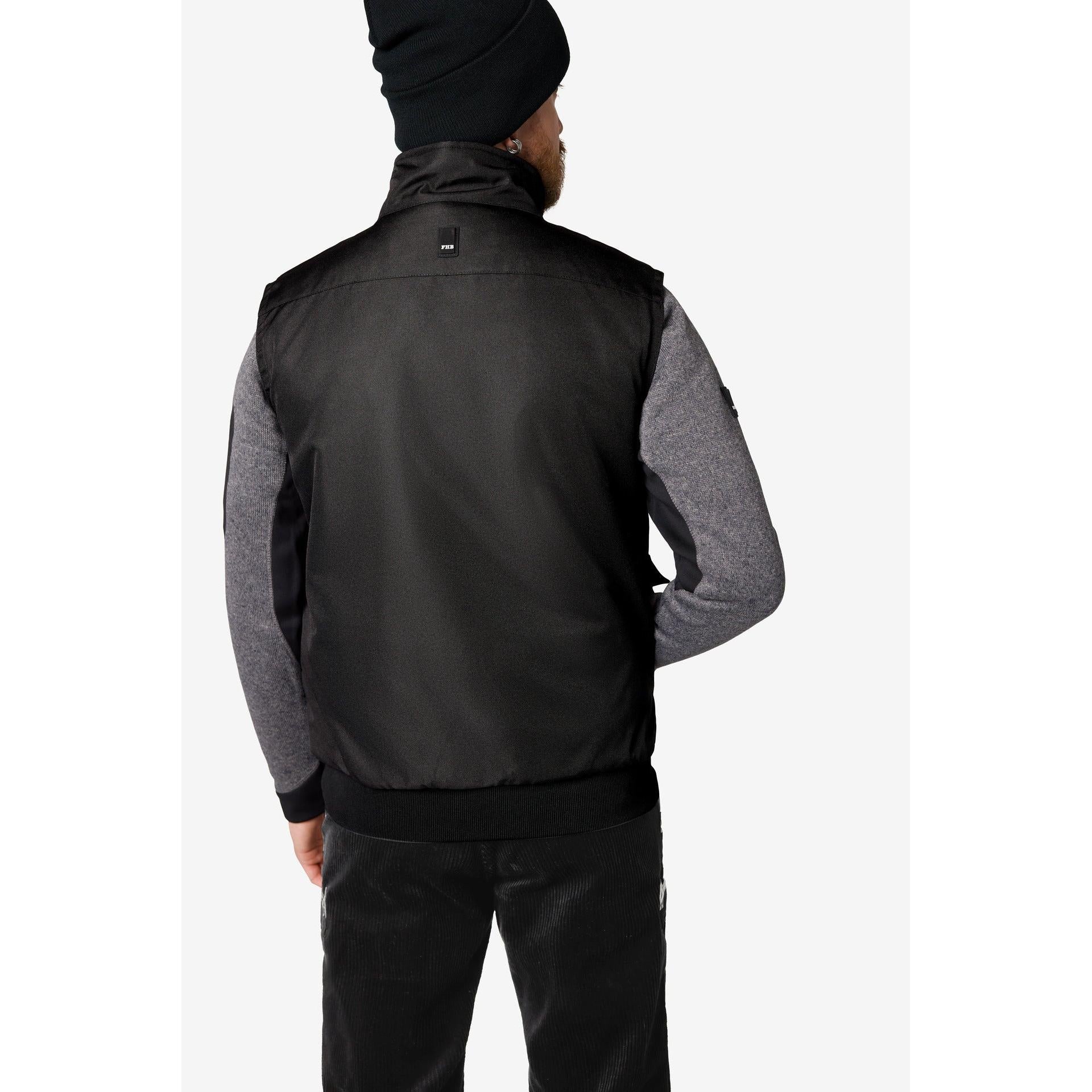 FHB Winterweste 75024 GUIDO schwarz Herren Berufsweste Weste robust u. warm