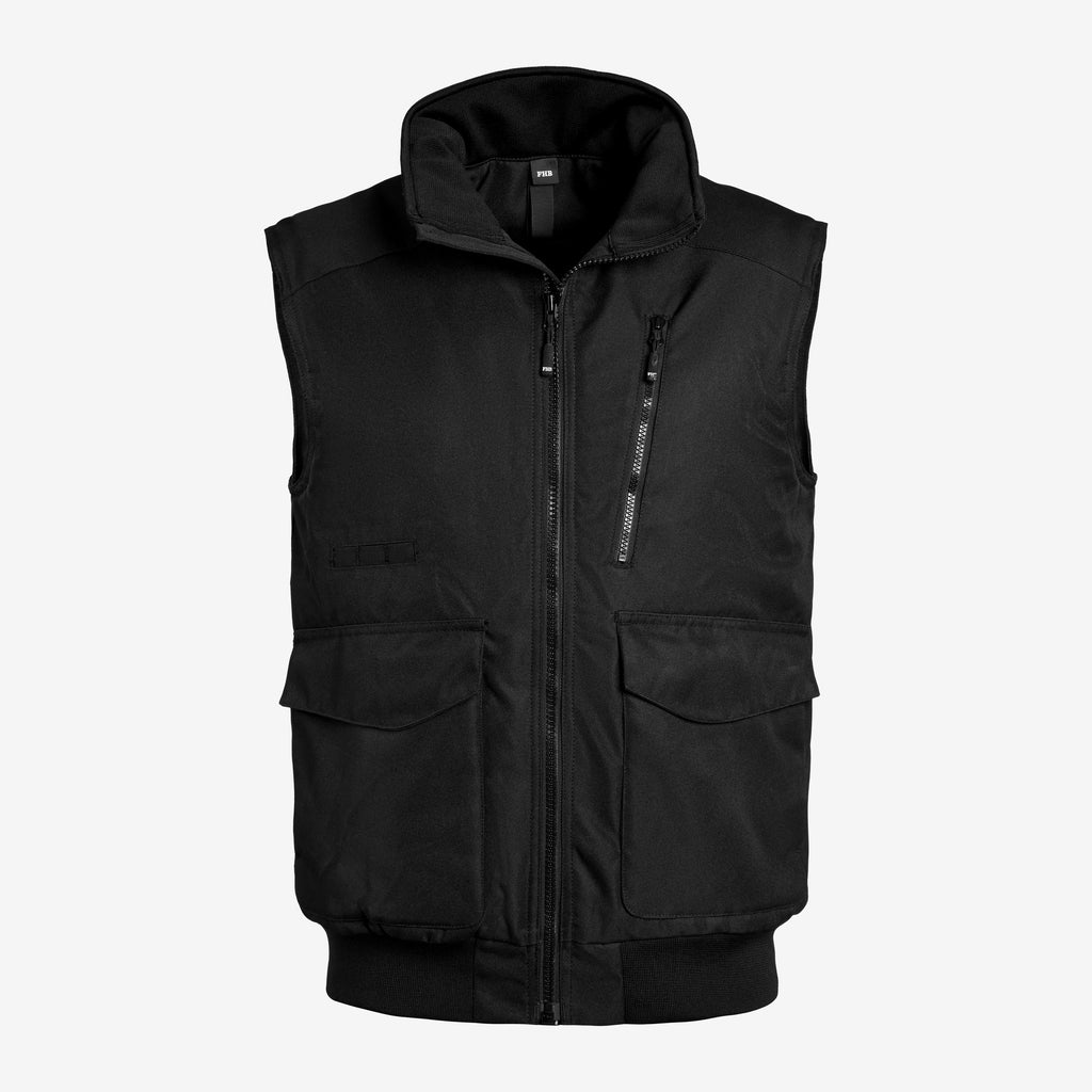 FHB Winterweste 75024 GUIDO schwarz Herren Berufsweste Weste robust u. warm