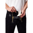 FHB Zunft-Shorts 20033 HANS Genuacord Feincord Zunfthose Sommerhose schwarz