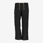 FHB Zunfthose 70086 KLAUS Zwirn-Doppel-Pilot Fb. schwarz Englisch Leder m. Knietasche