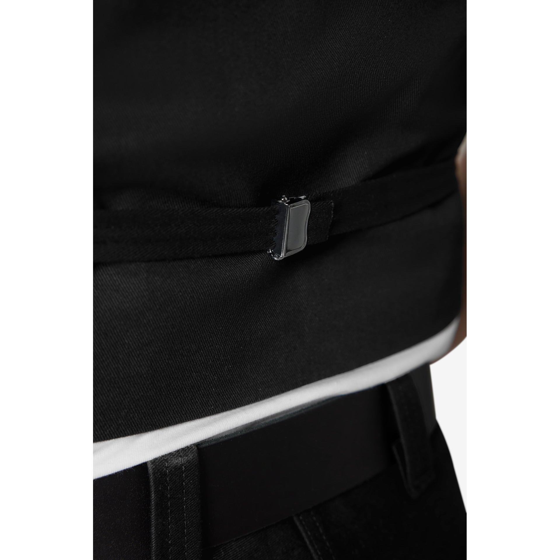 FHB Zunftweste 70016 DETLEF Zwirn-Doppel-Pilot Weste Fb. schwarz Dachdecker