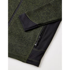 FHB Strick-Fleece Jacke 79595 CHRISTOPH oliv-schwarz  Herren Fleece