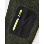 FHB Strick-Fleece Jacke 79595 CHRISTOPH oliv-schwarz  Herren Fleece