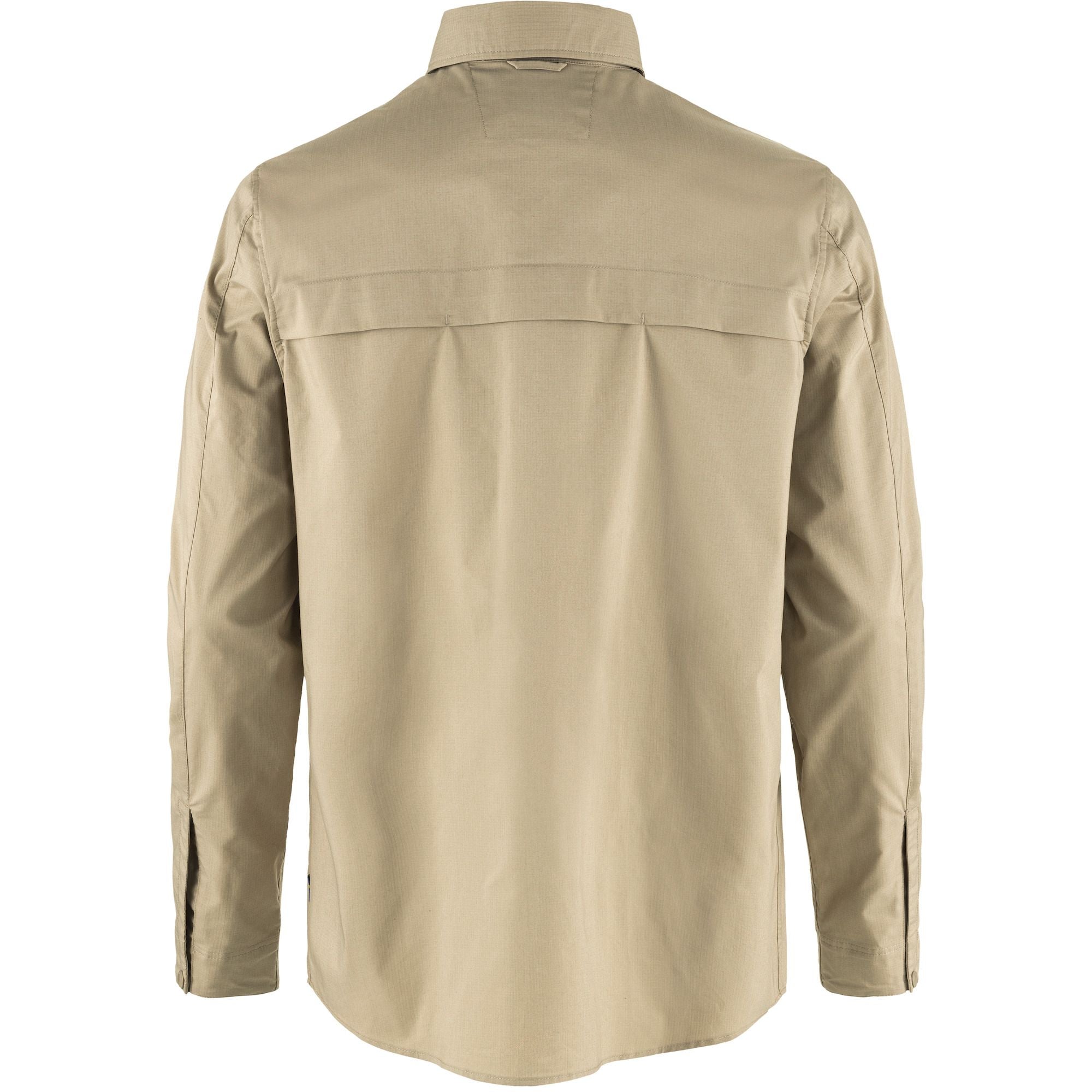 Rückansicht Fjällräven Abisko Trail Shirt LS mit Belüftungsöffnung
