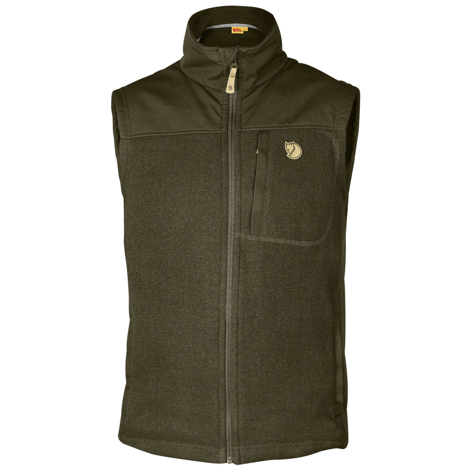 Fjällräven Buck Fleece Vest 81727 dark oliv Comfort Fleeceweste Jagdweste Weste