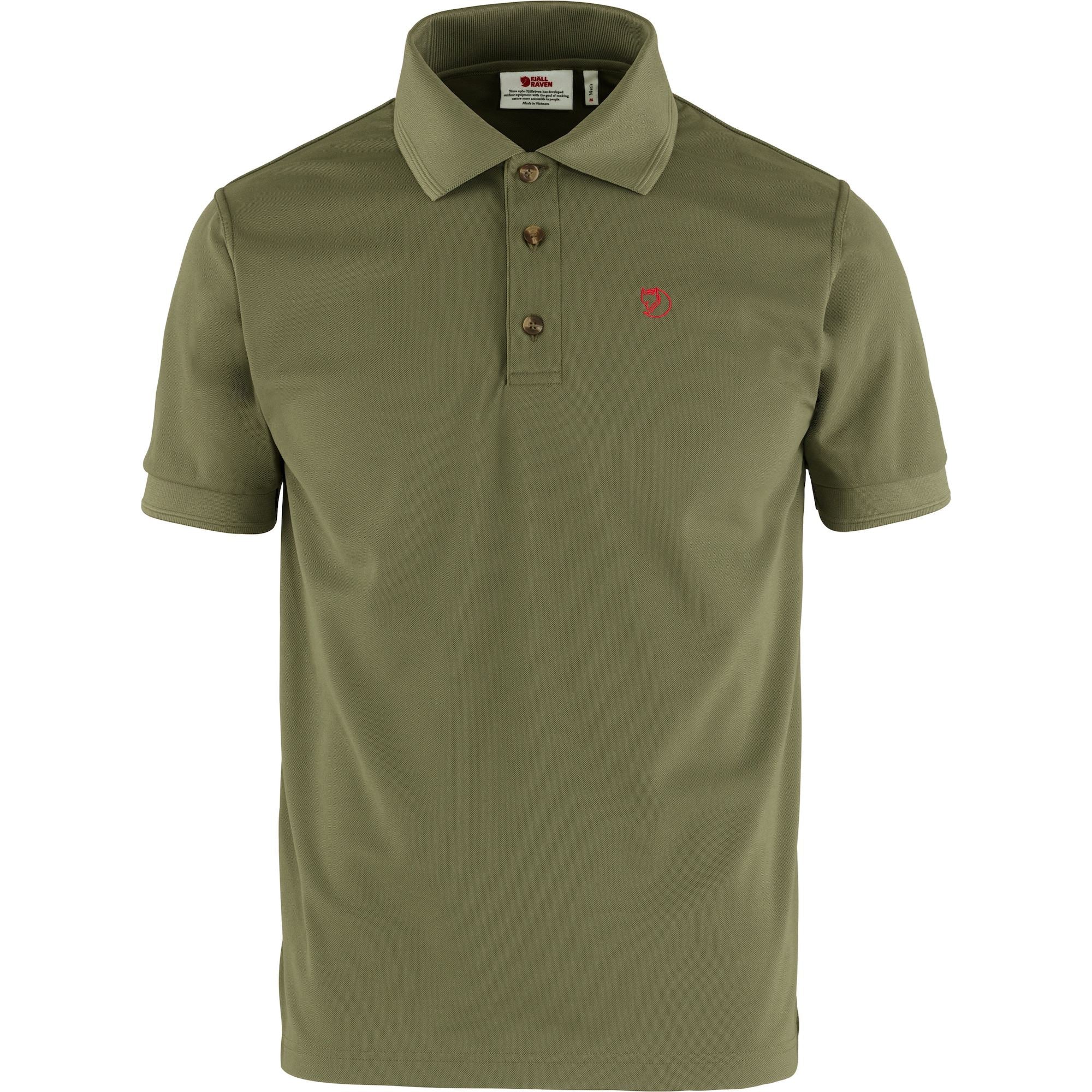 Fjällräven Crowley Polo Pique Shirt 81783 light olive Herren Funktionsshirt