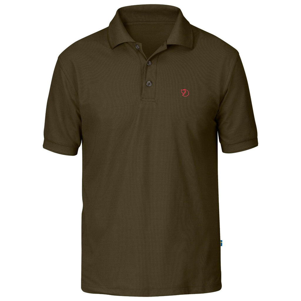 Fjällräven Crowley Polo Pique Shirt SS 81783 dark olive Funktionsshirt Poloshirt