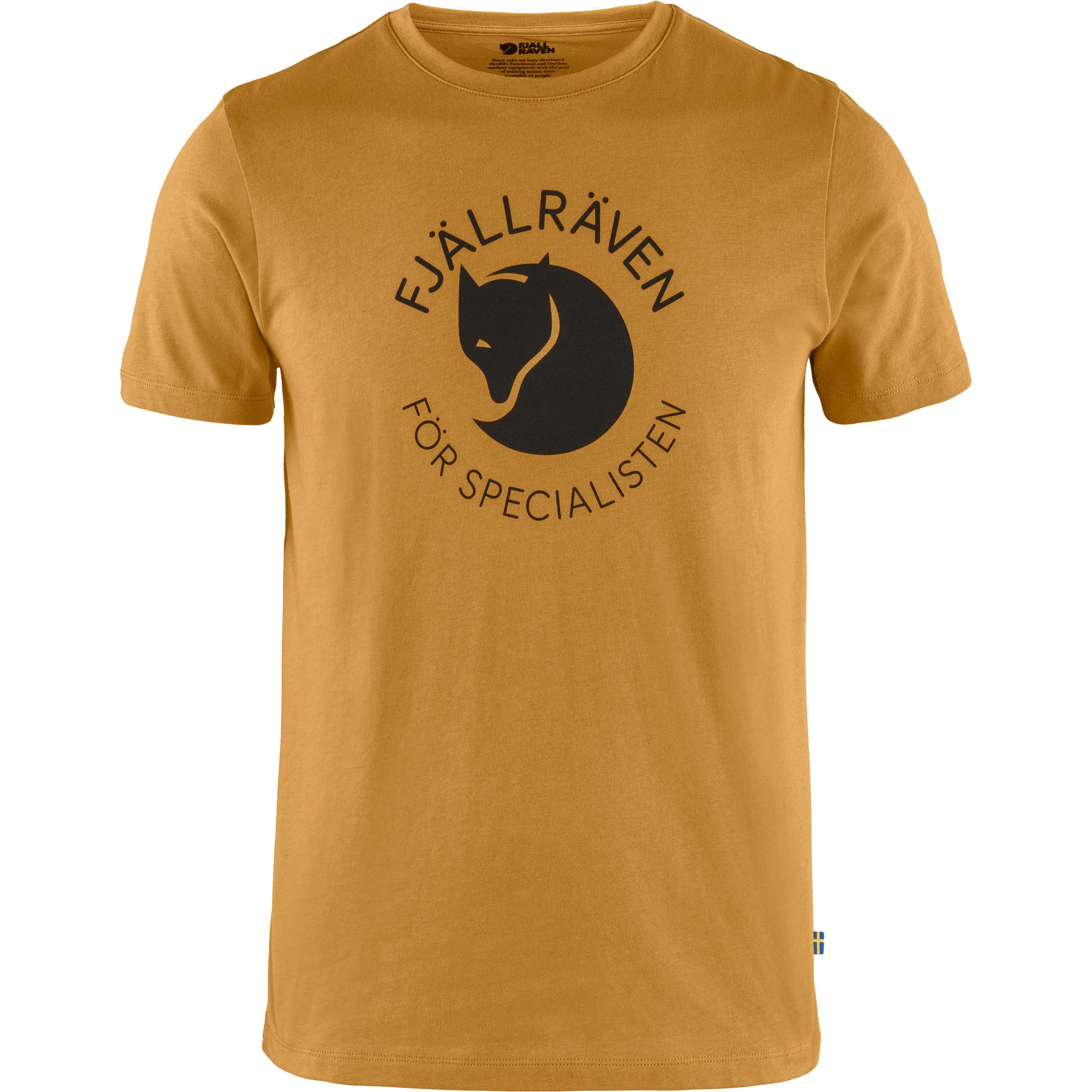 Vorderansicht Fjällräven Fox T-Shirt Herren in Acorn mit Print