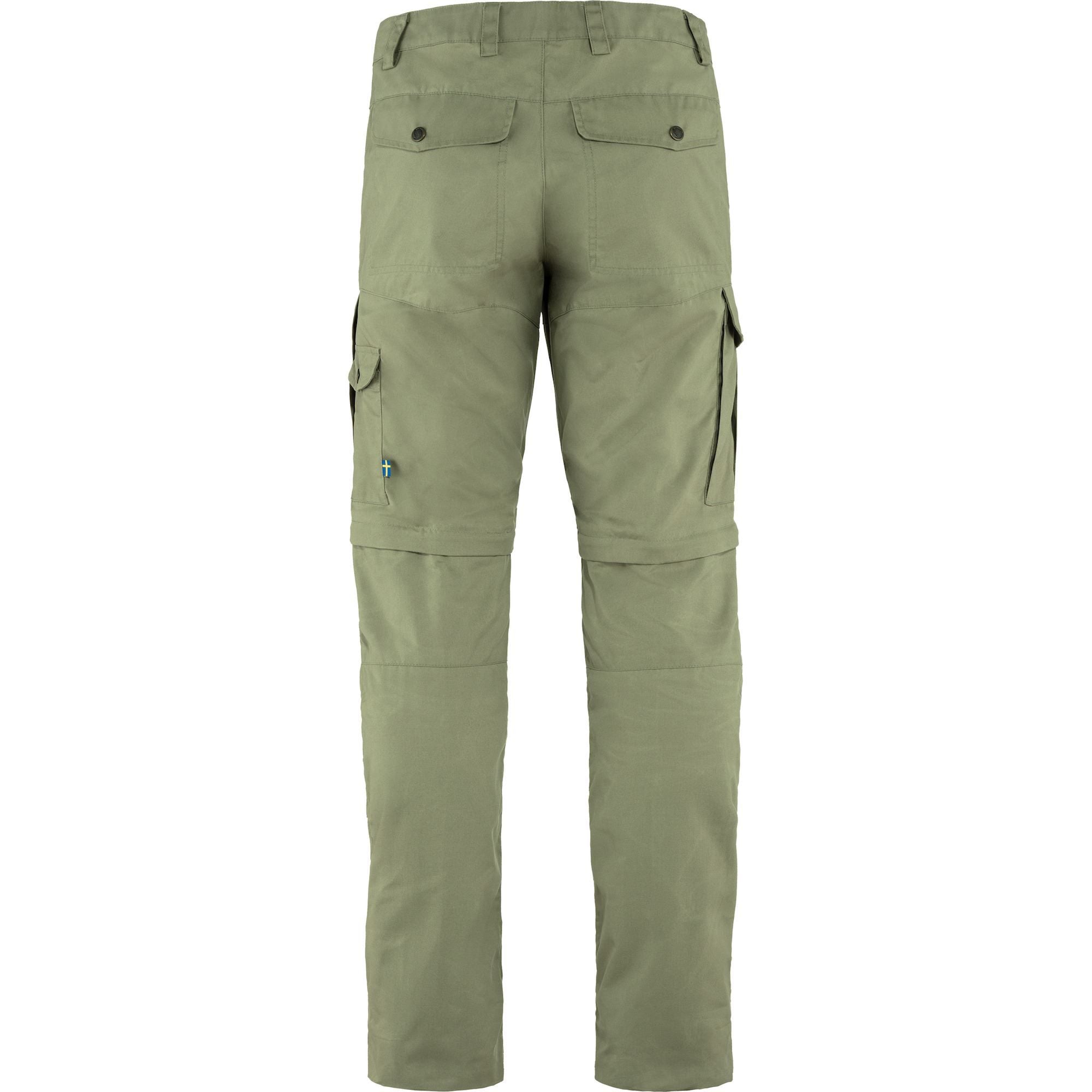 Fjällräven Karl Pro Zip-off Hose, Rückseite mit Gesäßtaschen und ergonomischer Schnittführung