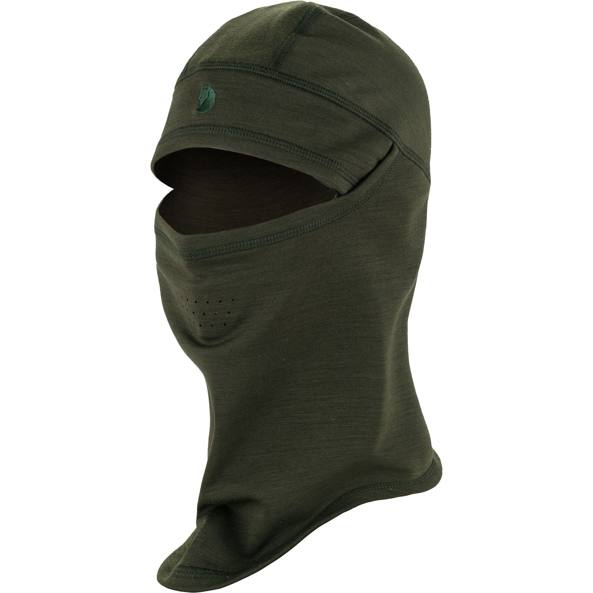 Vorderansicht Fjällräven Keb Fleece Balaclava Sturmhaube in Deep Forest
