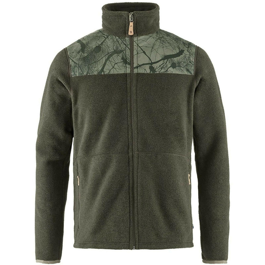 Fjällräven Lappland Fleece 87325 laurel green / green camo Herren Fleecejacke