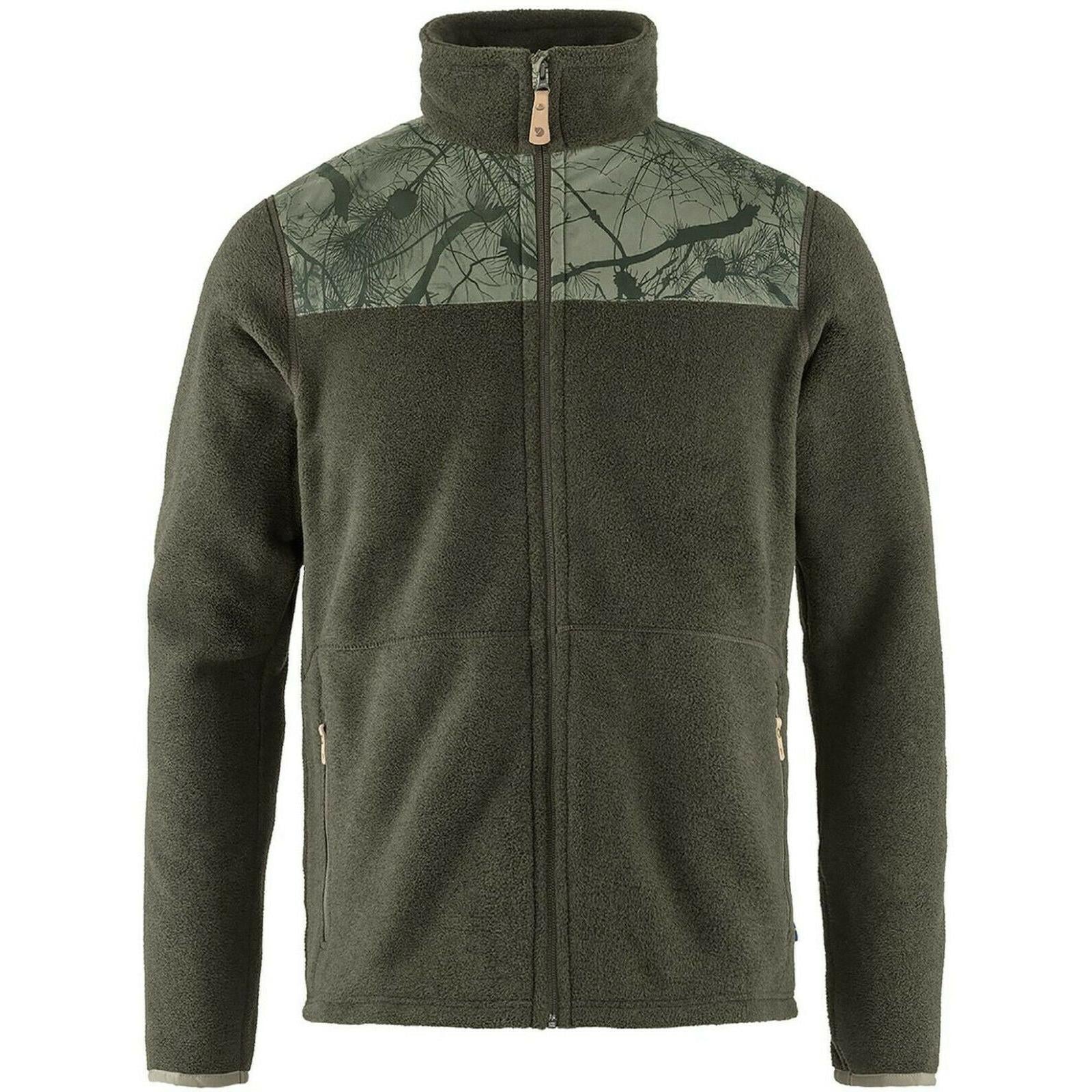 Fjällräven Lappland Fleece 87325 laurel green / green camo Herren Fleecejacke