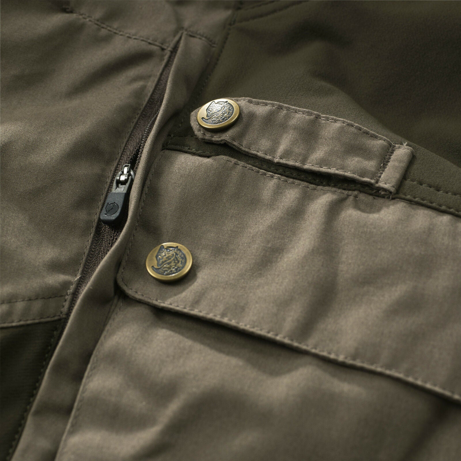 Fjällräven Lappland Hybrid Trousers 90647 dark oliv G-1000 ECO Herren Jagdhose