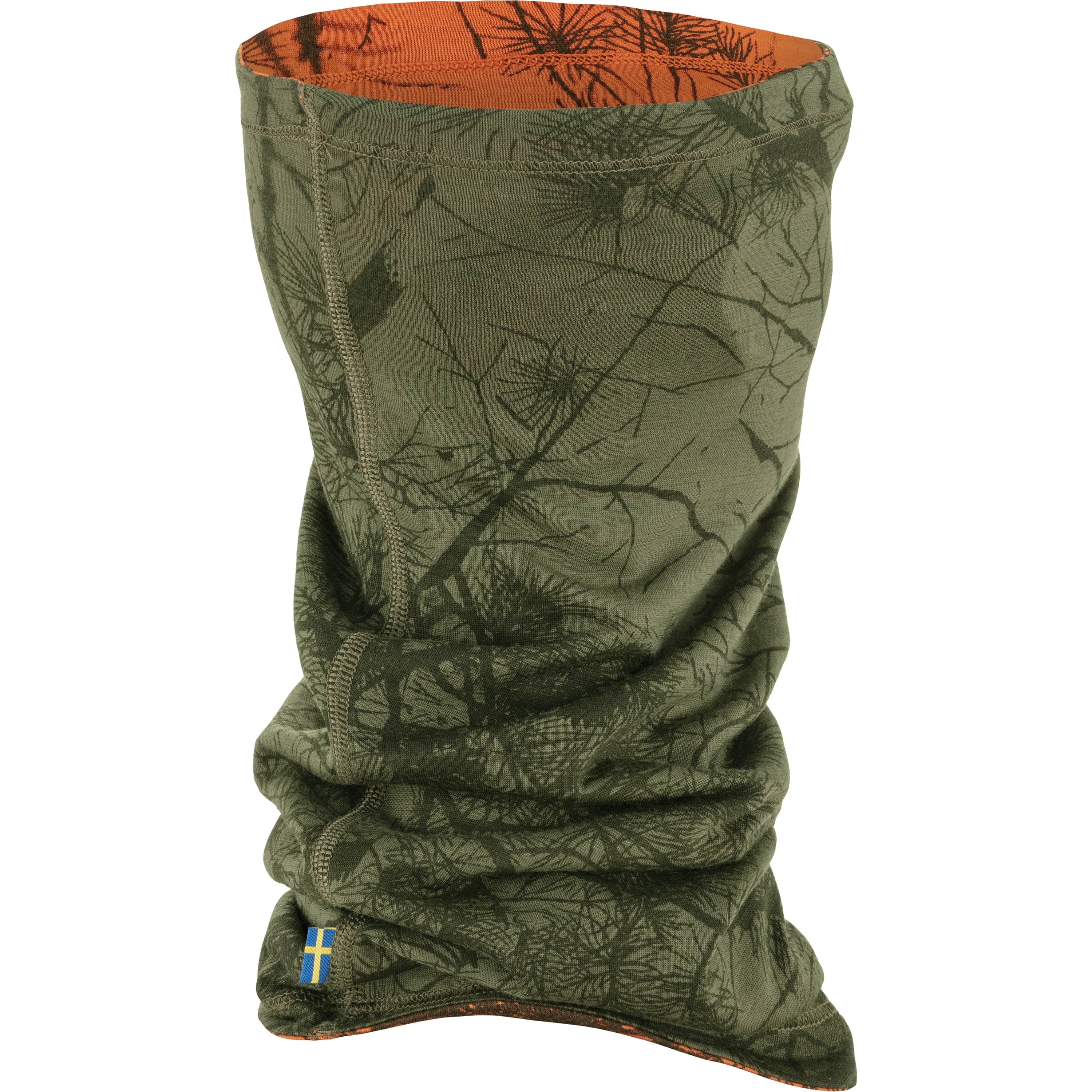 Rückansicht des Fjällräven Halswärmers aus Wolle und Polyester