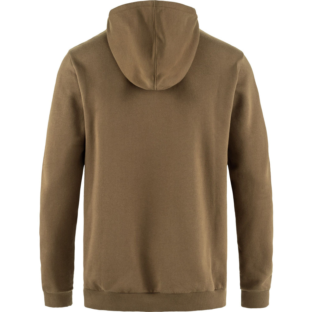 Fjällräven Logo Hoodie wood brown, Rückansicht