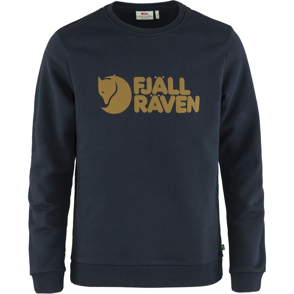 Fjällräven Logo Sweater Sweatshirt 84142 dark navy Herren Pullover Sweater Shirt