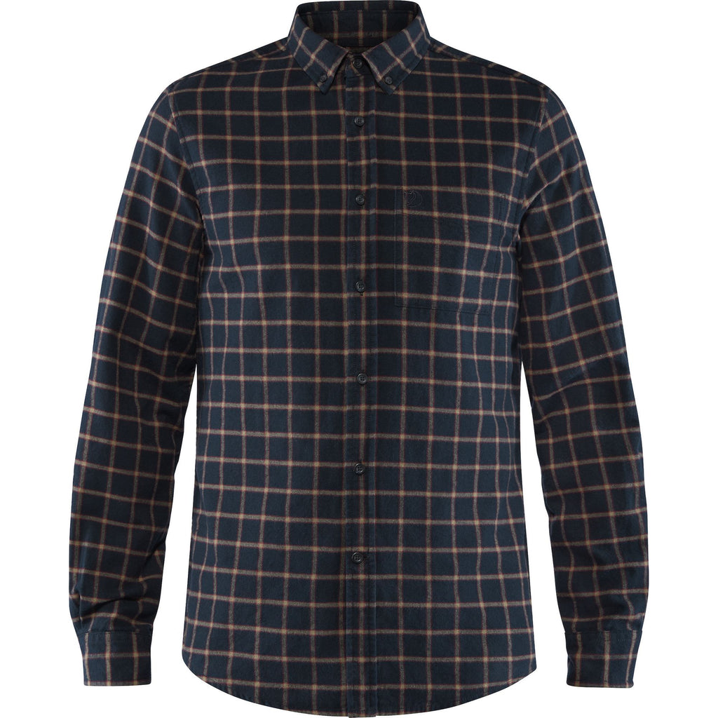 Fjällräven Övik Flannel Shirt 82979 dark navy Herrenhemd Outdoorhemd Hemd