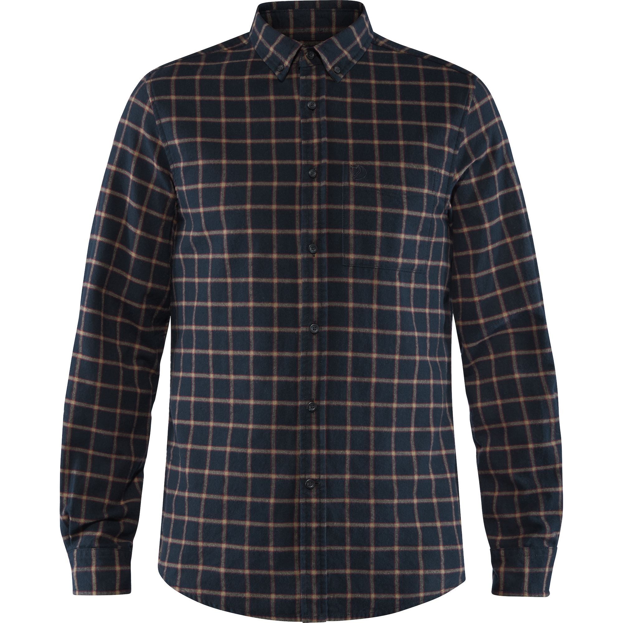Fjällräven Övik Flannel Shirt 82979 dark navy Herrenhemd Outdoorhemd Hemd