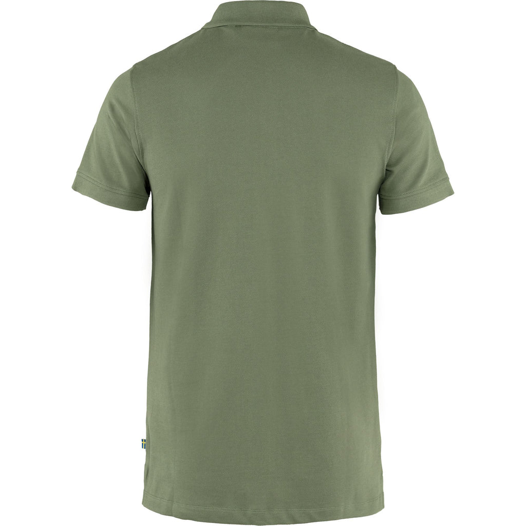 Fjällräven Övik Polo Pique Shirt SS 81511 green Herren Polohemd Kurzarm Shirt