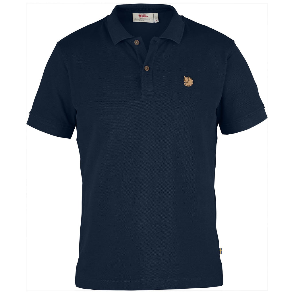 Fjällräven Övik Polo Pique Shirt SS 81511 navy Herren Polohemd Kurzarm Shirt