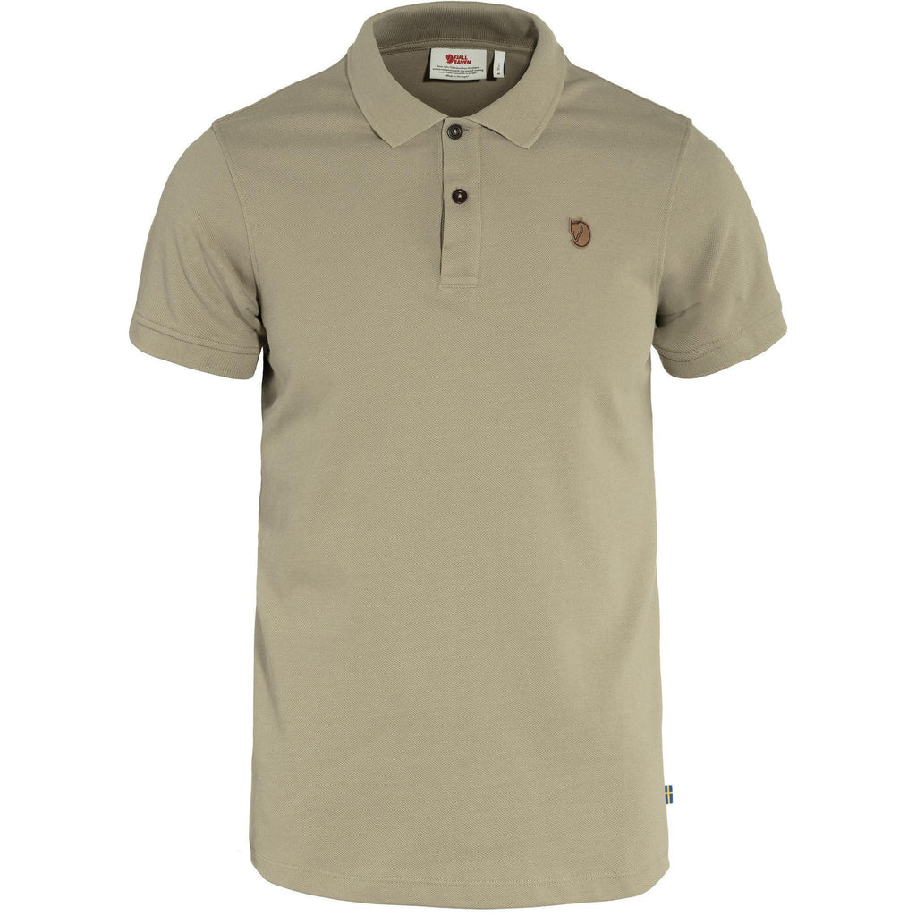 Fjällräven Övik Polo Pique Shirt SS 81511 sand stone Herren Polohemd Kurzarm  Shirt
