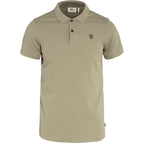 Vorderansicht des Fjällräven Övik Polo Shirt in Sand Stone
