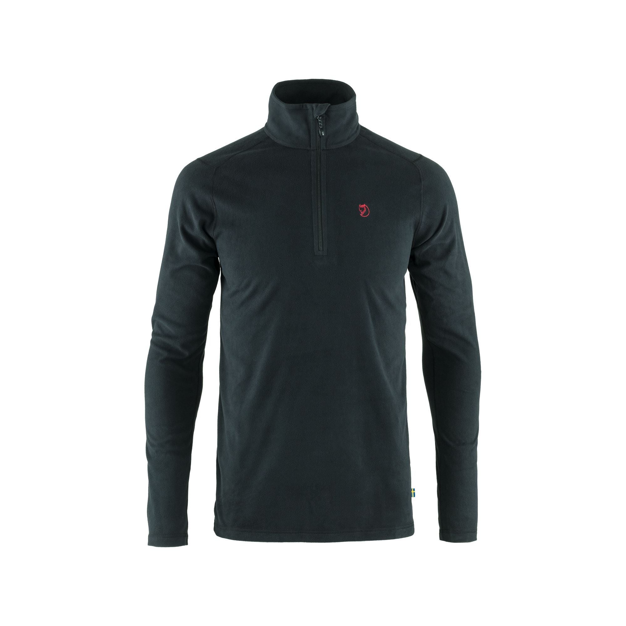 Fjällräven Pine Half Zip 81446 black Microfleece Unterziehpullover Midlayer