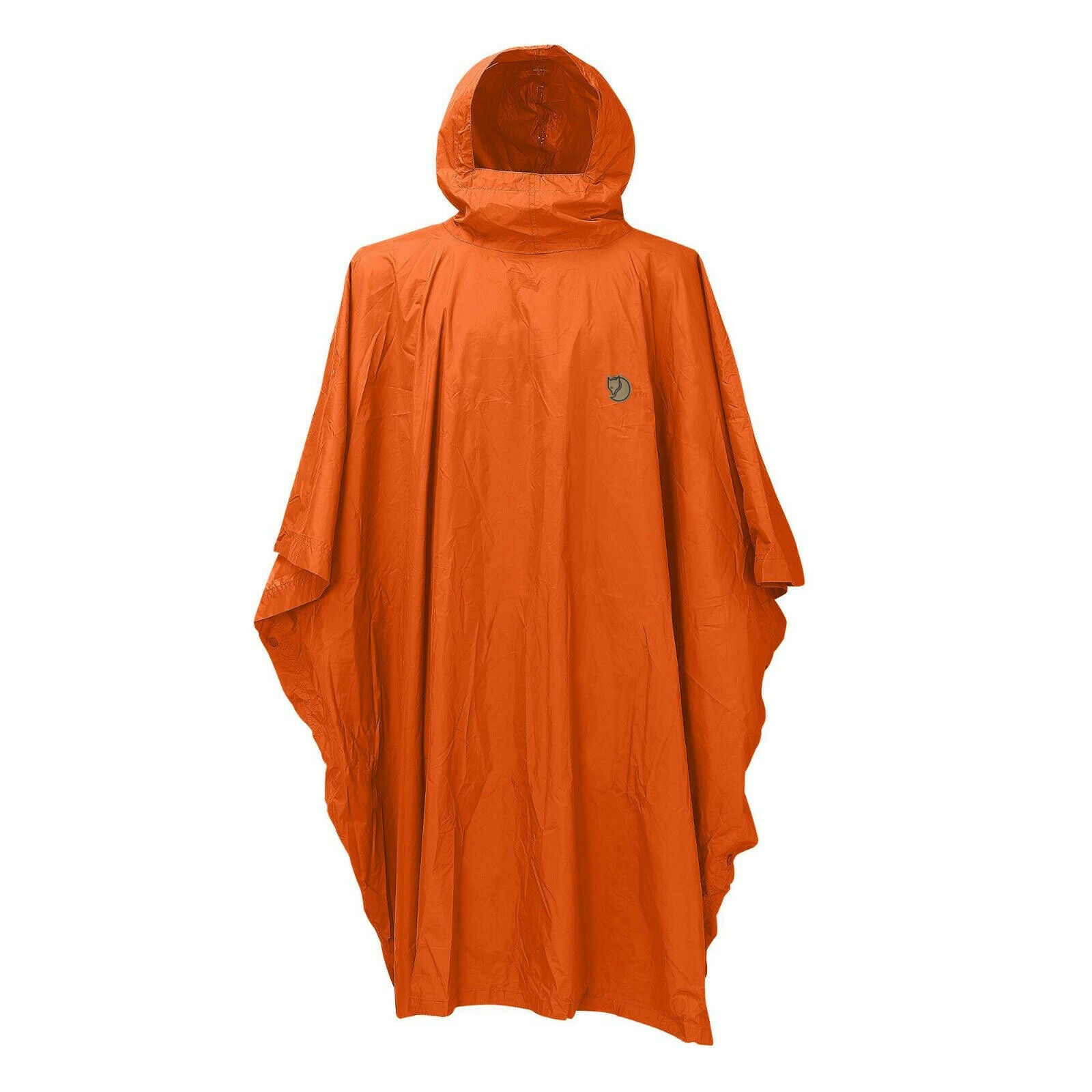Fjällräven Poncho safety orange, Vorderansicht