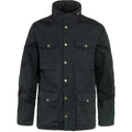 Vorderansicht Fjällräven Räven Jacket Herren Black Outdoorjacke
