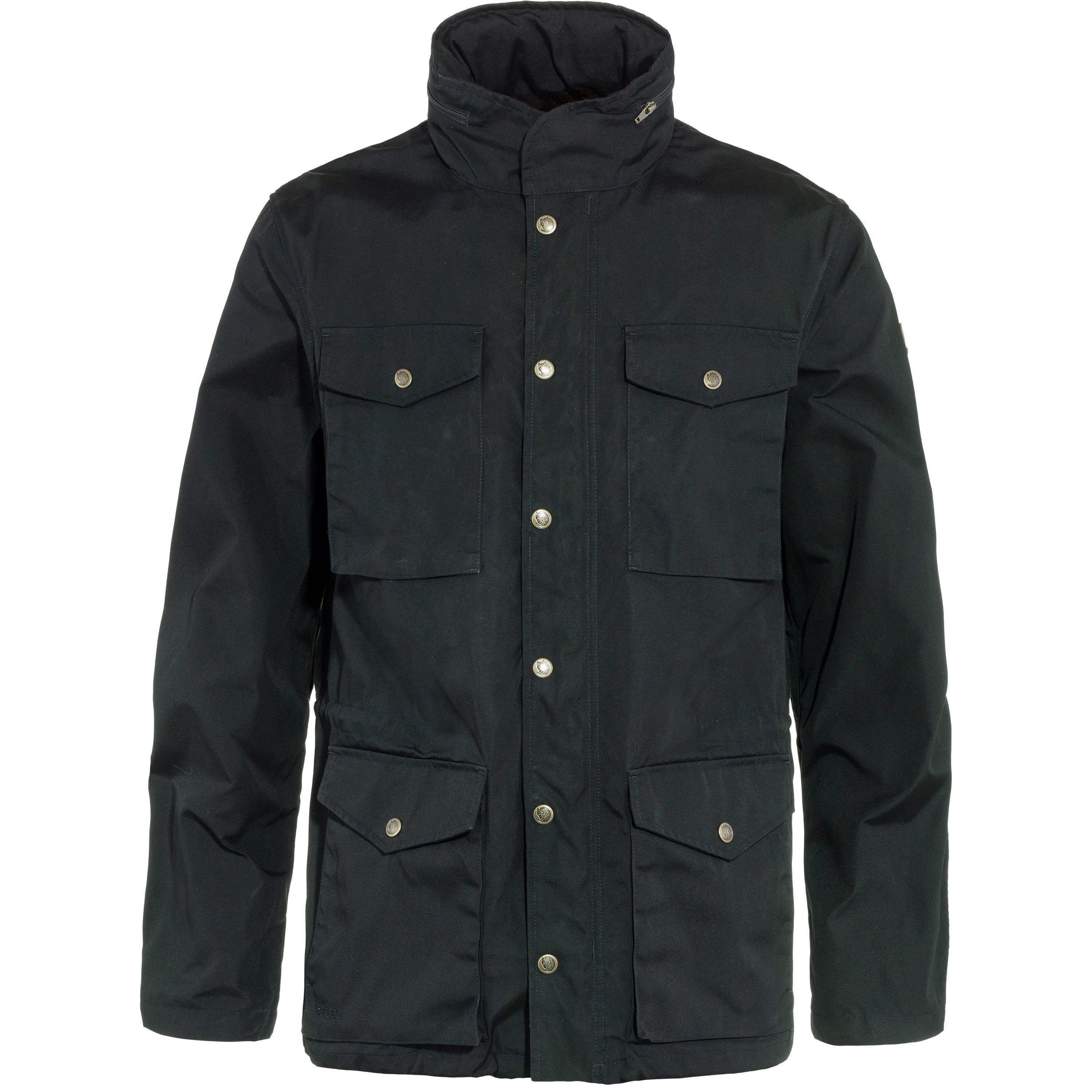 Vorderansicht Fjällräven Räven Jacket Herren Black Outdoorjacke
