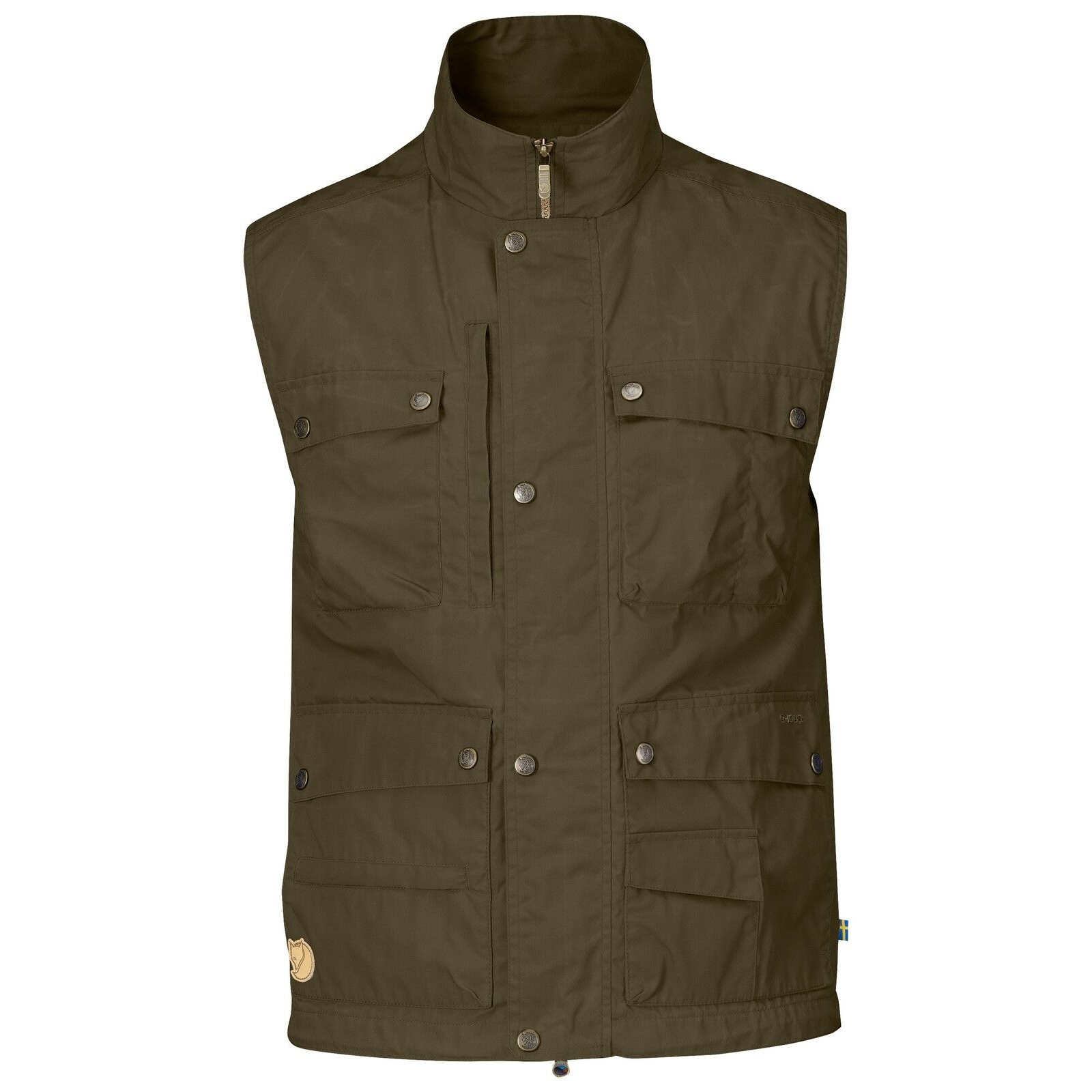 Fjällräven Reporter Lite Vest 81280 dark oliv G-1000 Weste Outdoor Wanderweste