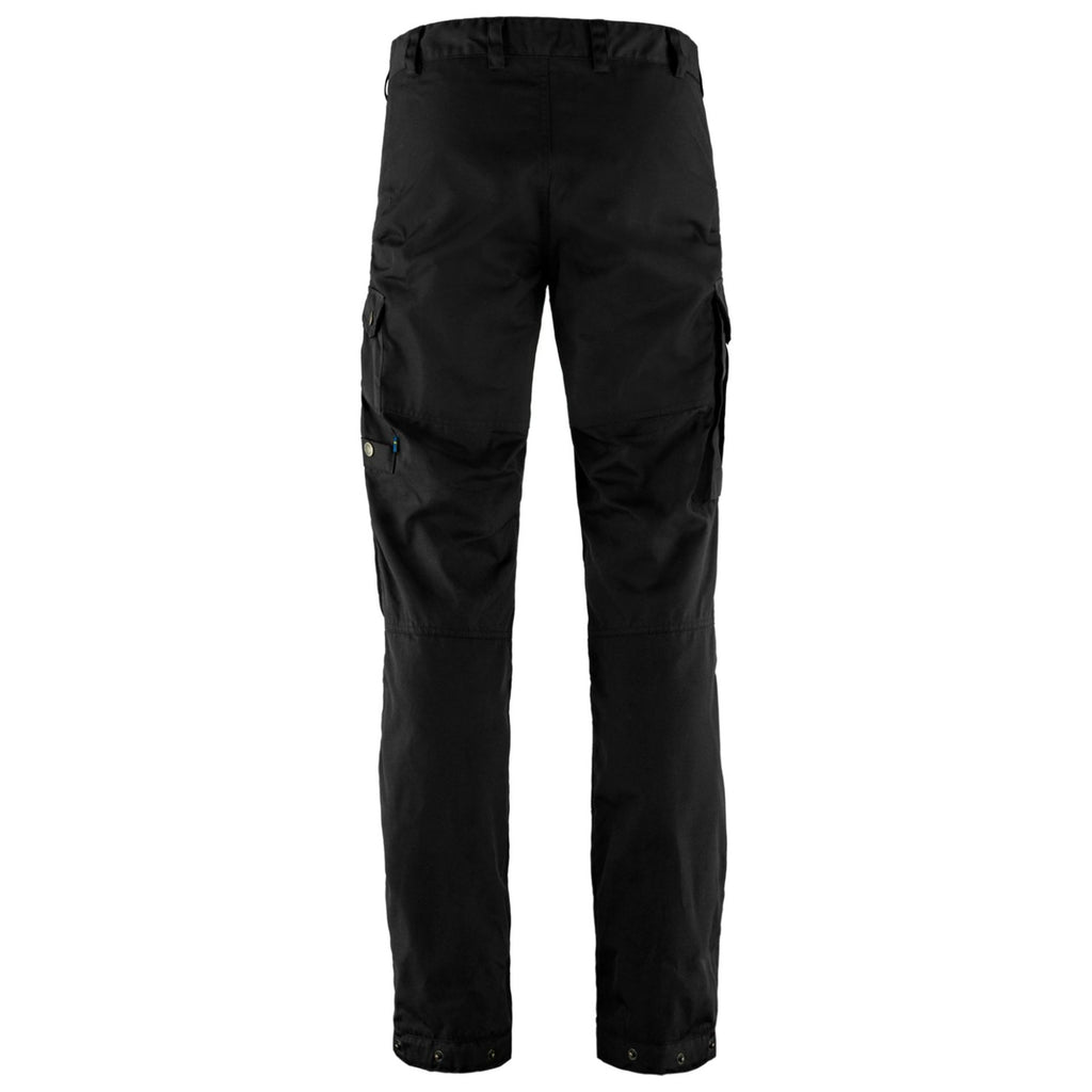 Fjällräven Vidda Pro Trousers black Herren, Rückansicht mit Gesäßverstärkung