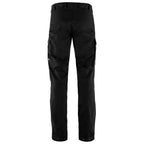 Fjällräven Vidda Pro Trousers black Herren, Rückansicht mit Gesäßverstärkung