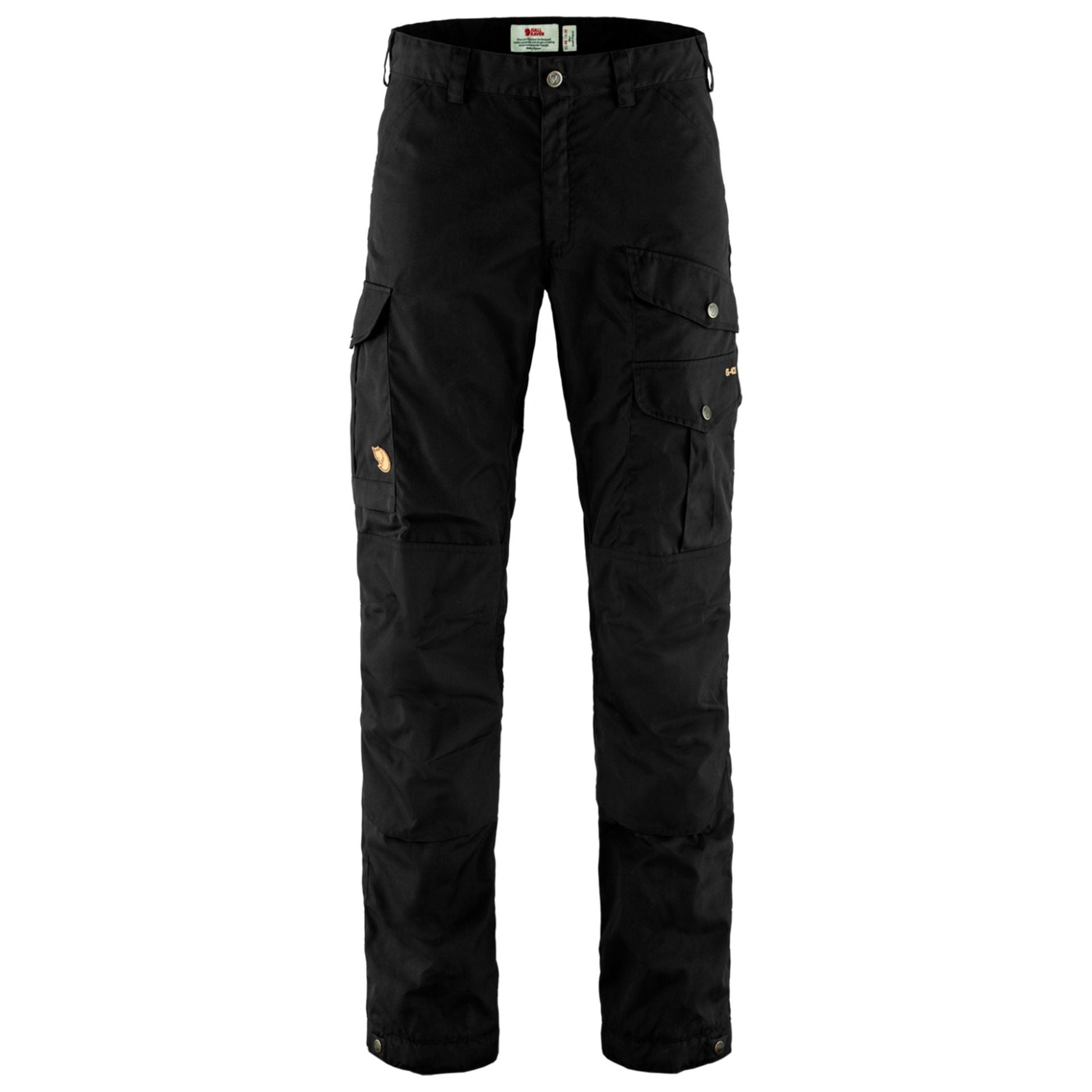 Fjällräven Vidda Pro Trousers black Herren, Vorderansicht mit Beintaschen