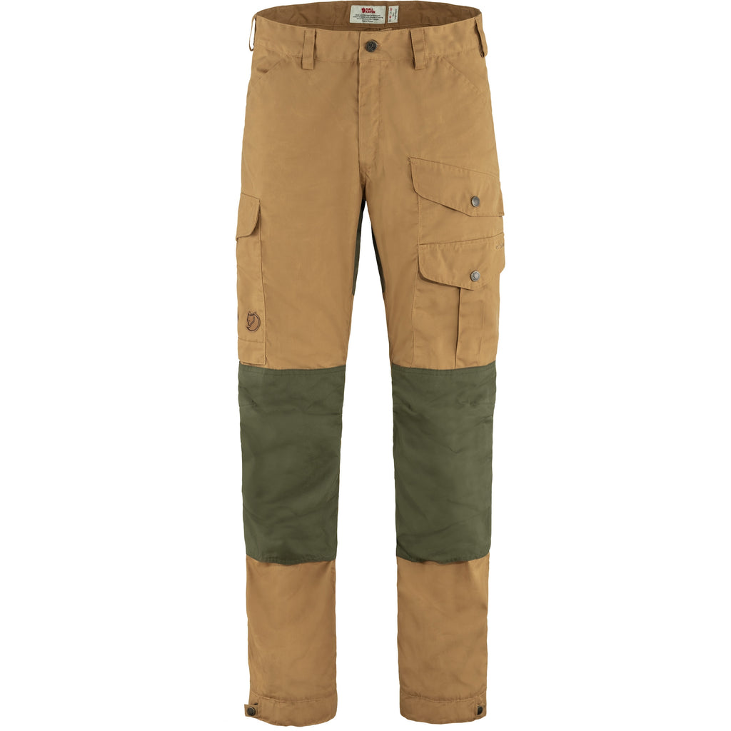 Vorderansicht der Fjällräven Vidda Pro Trousers in Buckwheat Brown / Laurel Green