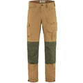 Vorderansicht der Fjällräven Vidda Pro Trousers in Buckwheat Brown / Laurel Green
