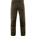 Vorderansicht der Fjällräven Vidda Pro Ventilated Hose in dark olive mit aufgesetzten Taschen
