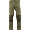 Vorderansicht der Fjällräven Vidda Pro Ventilated Hose in laurel green mit Beintaschen und Knieschutz