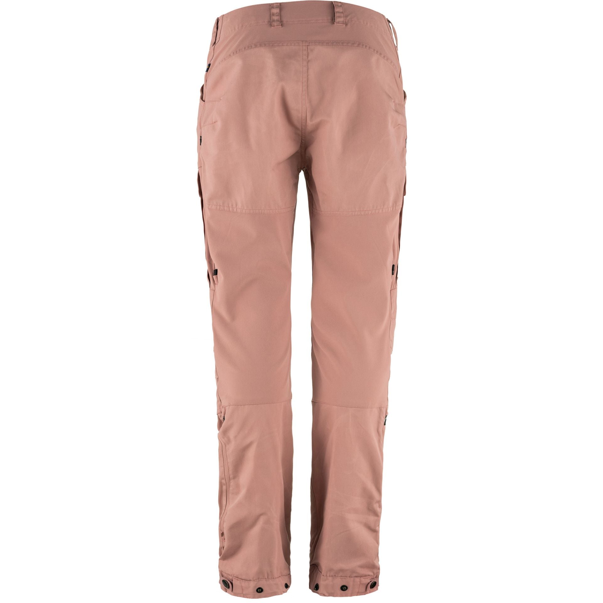 Rückansicht Fjällräven Keb Trousers Curved Woman mit Verstärkungen Gesäß und Knie